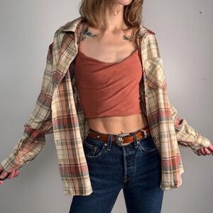 O'Neil Pink Button Up Flannel | O'Neill | Size Medium